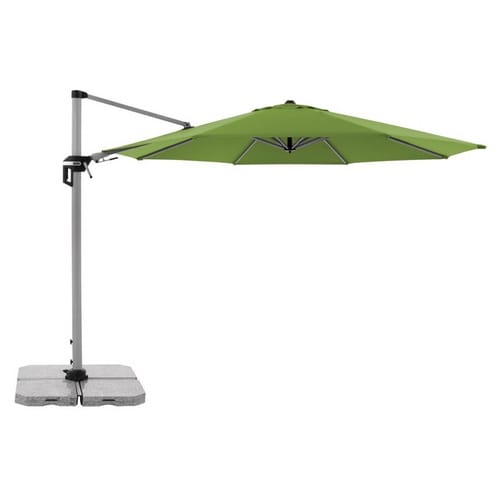 DOPPLER Sonnenschirm »Active«, ØxH: 366 x 260cm, Sonnenschutzfaktor: 50+ - gruen