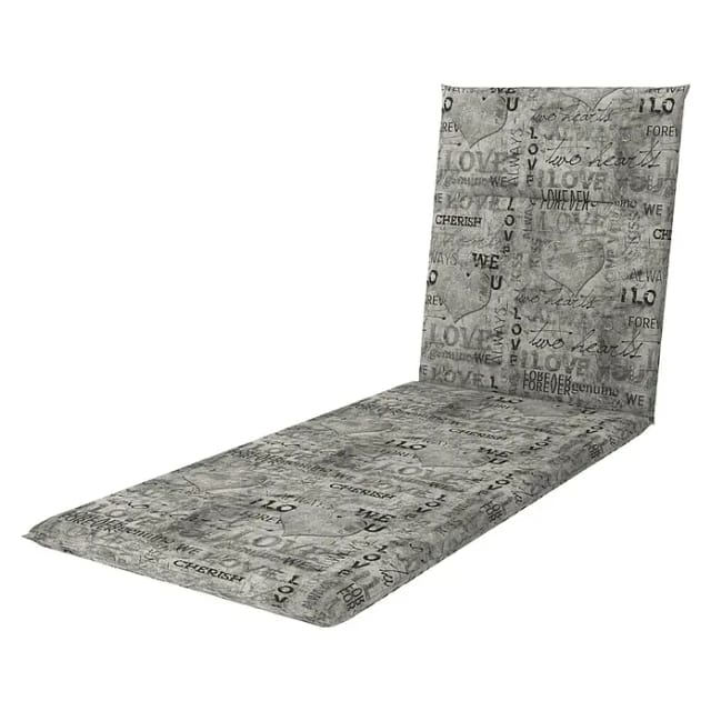 DOPPLER Auflage »Spot«, grau, Schriftzug, BxL: 60 x 195 cm