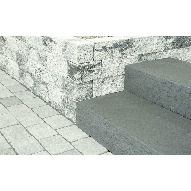 Mr. GARDENER Mauerstein, LxBxS: 25 x 10 x 10 cm, gebrochen, Anthrazit-grau