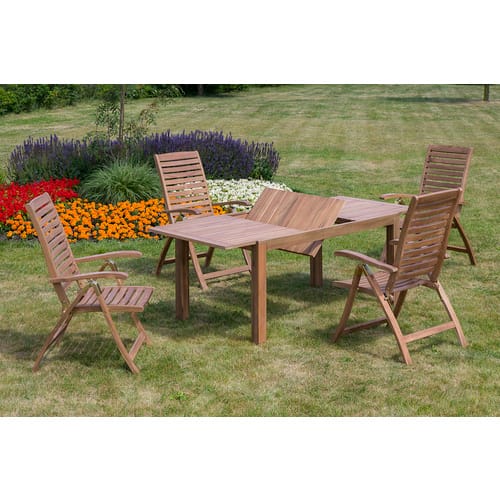 MERXX Gartenmöbelset »Paraiba«, 4 Sitzplätze, Akazienholz - beige