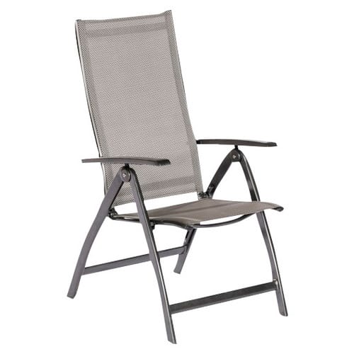 MERXX Gartenmöbelset »Vicenza«, 6 Sitzplätze, Aluminium/Textil - braun