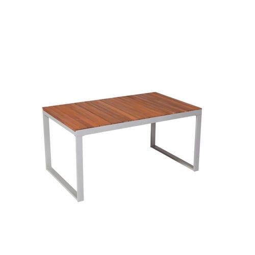 MERXX Gartenmöbelset »Naxos«, 4 Sitzplätze, Aluminium - grau