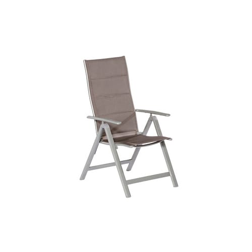 MERXX Gartenmöbelset »Taviano«, 4 Sitzplätze, Aluminium/Textil - silberfarben