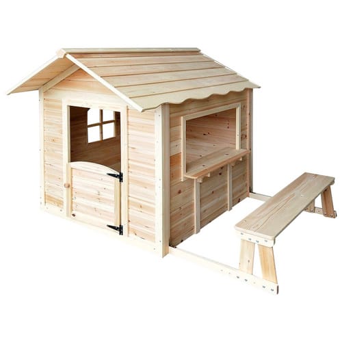 HOME DELUXE Spielhaus, BxHxT: 118,2 x 132,5 x 111 cm, natur - beige