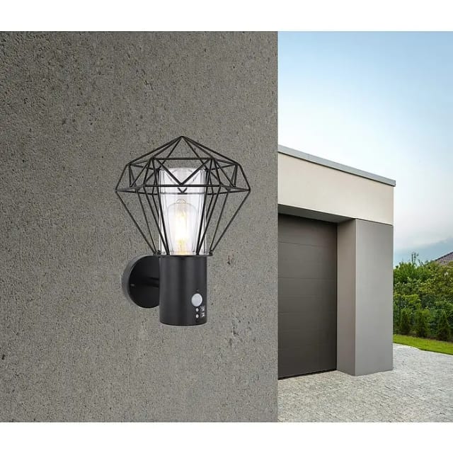GLOBO LIGHTING Außenleuchte »HORACE«, 15 W - schwarz