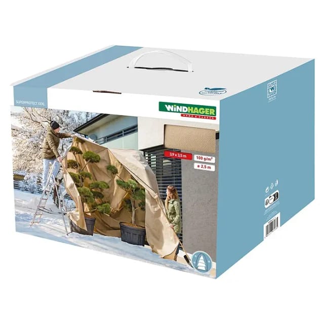 WINDHAGER Vlieshaube, 3,5x2,5m, beige