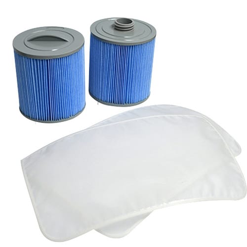 Canadian Spa Whirlpool Filter Set »Glacier Microban«, mit zwei Glacier Filtern und zwei Vorfiltern - blau