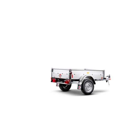 STEMA PKW-Anhänger »BASIC 550«, BxL: 108 cm x 154 cm, max. Nutzlast 451 kg - silberfarben