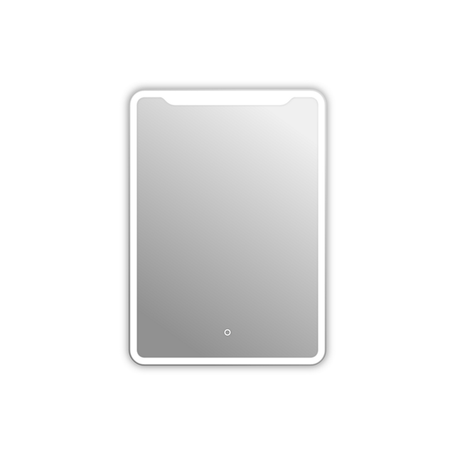 JOKEY LED-Lichtspiegel »Sorrent«, rechteckig, hochkant, 50x70x5,5 cm - silberfarben