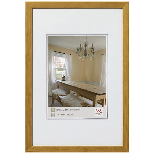 Walther Design Bilderrahmen »PEPPERS«, BxL: 41,8 x 51,8 cm, eichefarben, Holz - braun