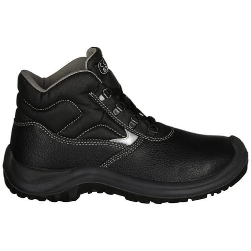 BULLSTAR Sicherheitsstiefel, schwarz, Büffelleder - Größe 44