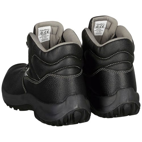 BULLSTAR Sicherheitsstiefel, schwarz, Büffelleder - Größe 45