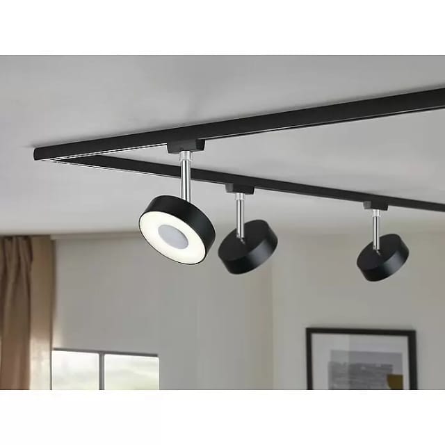 PAULMANN Spot »Urail Circle«, BxHxL: 9,8 x 14,7 x 9,8cm, schwarz