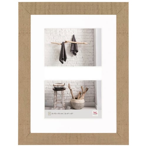 Walther Design Bilderrahmen »HOME«, BxL: 27,5 x 36 cm, beige, Holz