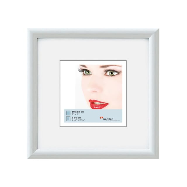 Walther Design Bilderrahmen »GALERIA«, BxL: 41,1 x 41,1 cm, weiß, Kunststoff - weiss