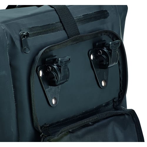 Seitentasche, Rucksack, Kunststoff - schwarz