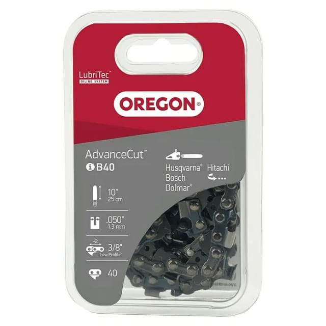 OREGON® Halbmeißelzahn-Ersatzkette, 40 TG, 250 mm - grau
