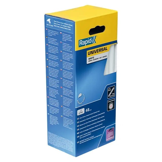 RAPID Klebestick, weiß, für Ø 11 - 12 mm Heißklebepistolen - transparent