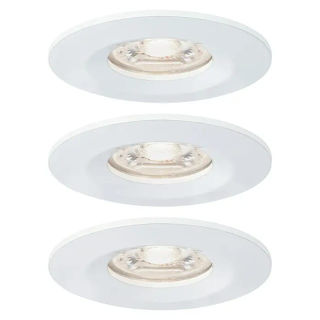 PAULMANN Einbauleuchte, LED, 310 lm, warmweiß, IP44 - weiss