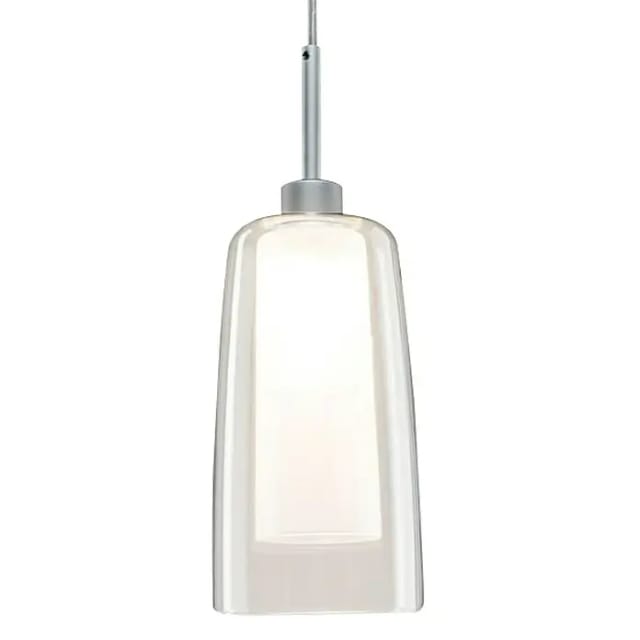 PAULMANN LED-Pendel &raquo;Urail Arido II&laquo;, BxHxL: 11 x 20 x 11 cm, chrom matt - weiss