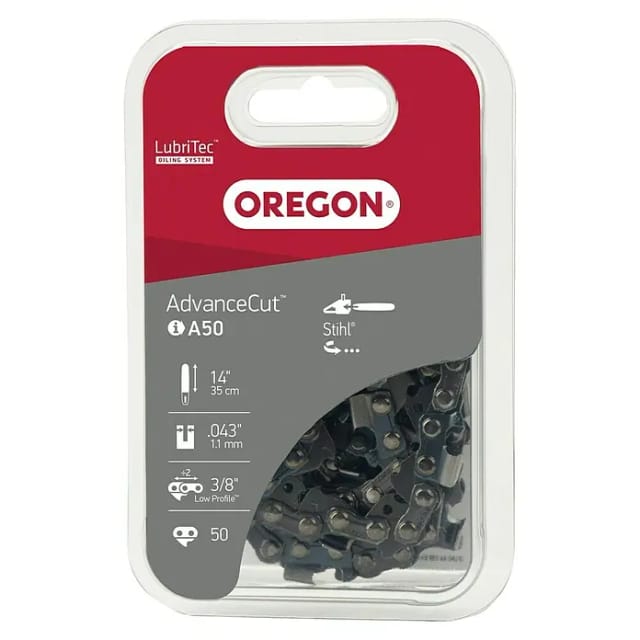 OREGON® Halbmeißelzahn-Ersatzkette, 50 TG, 350 mm - grau