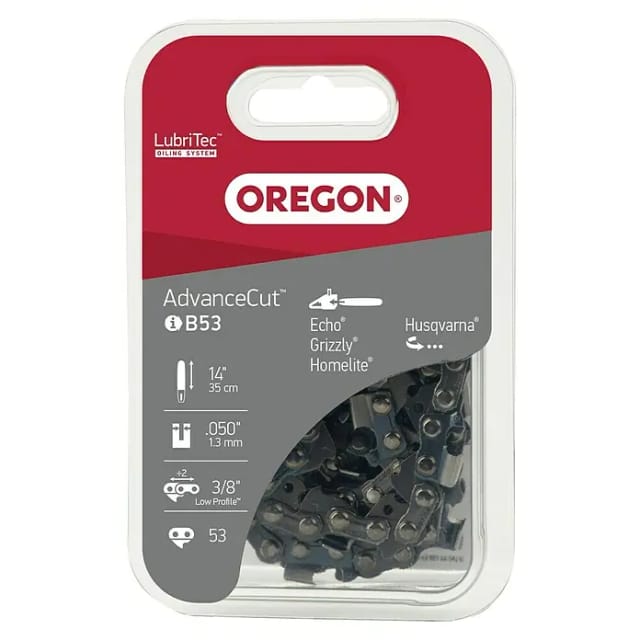 OREGON® Halbmeißelzahn-Ersatzkette, 53 TG, 350 mm - grau