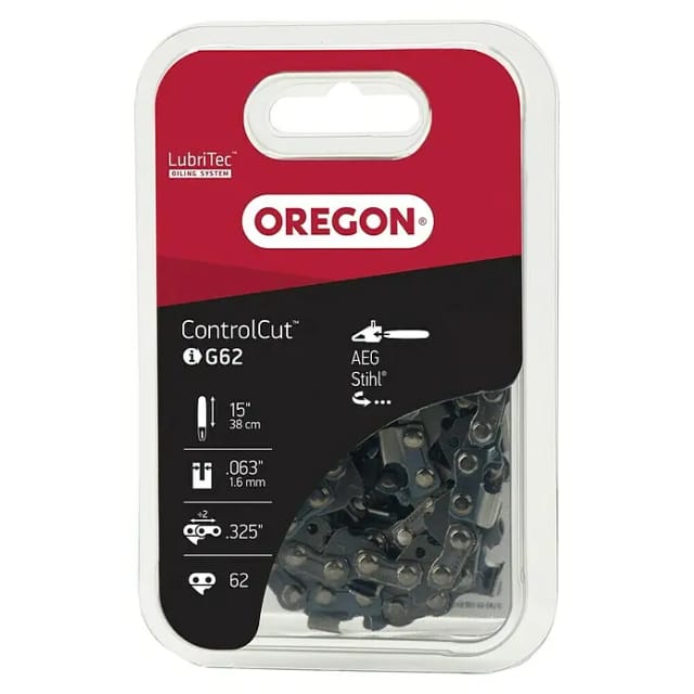 OREGON® Halbmeißelzahn-Ersatzkette, 62 TG, 380 mm - grau