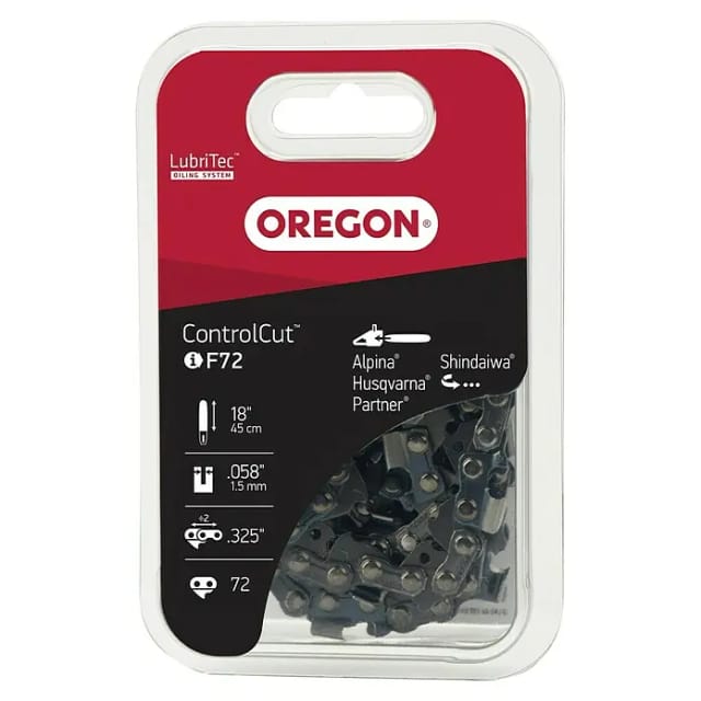 OREGON® Halbmeißelzahn-Ersatzkette, 72 TG, 450 mm - grau