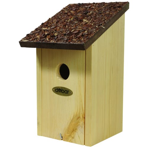DOBAR Nistkasten, BxHxL: 16,5 x 27 x 14,5 cm, Holz, braun