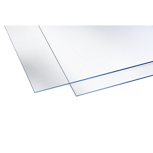 GUTTA Polystyrolplatte, BxL: 1000 x 1000 mm, Kunststoff, klar - transparent
