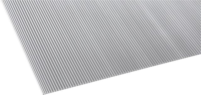 GUTTA Doppelstegplatte BxL: 700 x 1500 mm, Polycarbonat (PC), klar - transparent