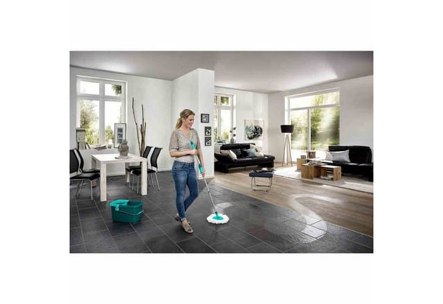 LEIFHEIT Bodenwischer-Ersatzkopf »Clean Twist Disc Mop«, BxL: 26 x 22,5 cm - tuerkis
