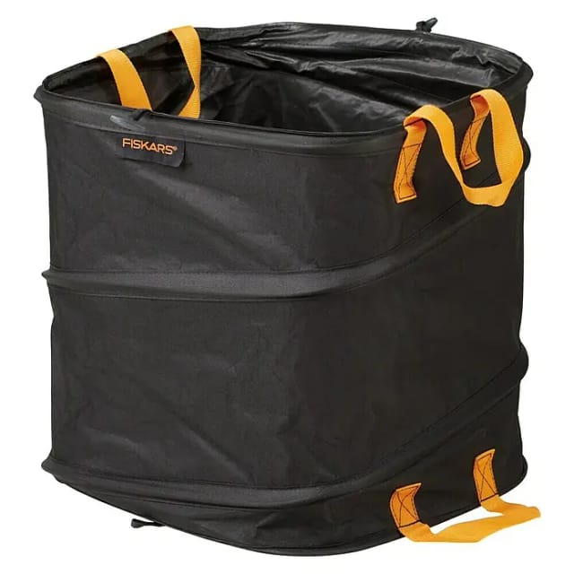 FISKARS Gartensack »Ergo Pop-Up«, 73L, eckig schwarz/orange
