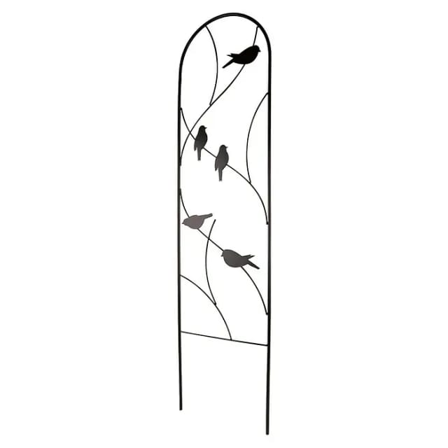 WINDHAGER Rankgitter, metall - schwarz
