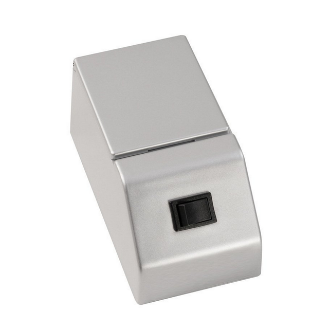 FACKELMANN Steckdose »FINN«, BxHxT: 6,5 x 6 x 12 cm - silberfarben