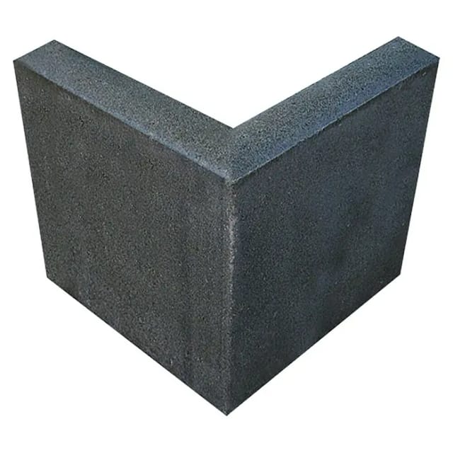 EHL Rasenkantenecke, BxHxL: 5 x 25 x 25 cm, Beton - grau