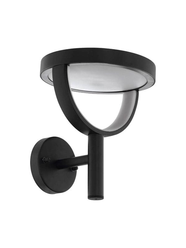 EGLO connect LED-Außenwandleuchte »FRANCARI-C«, 15W, 1950 lm, 2700-6500 k, schw./weiss, (HxL): 25,5 x 22 cm - schwarz