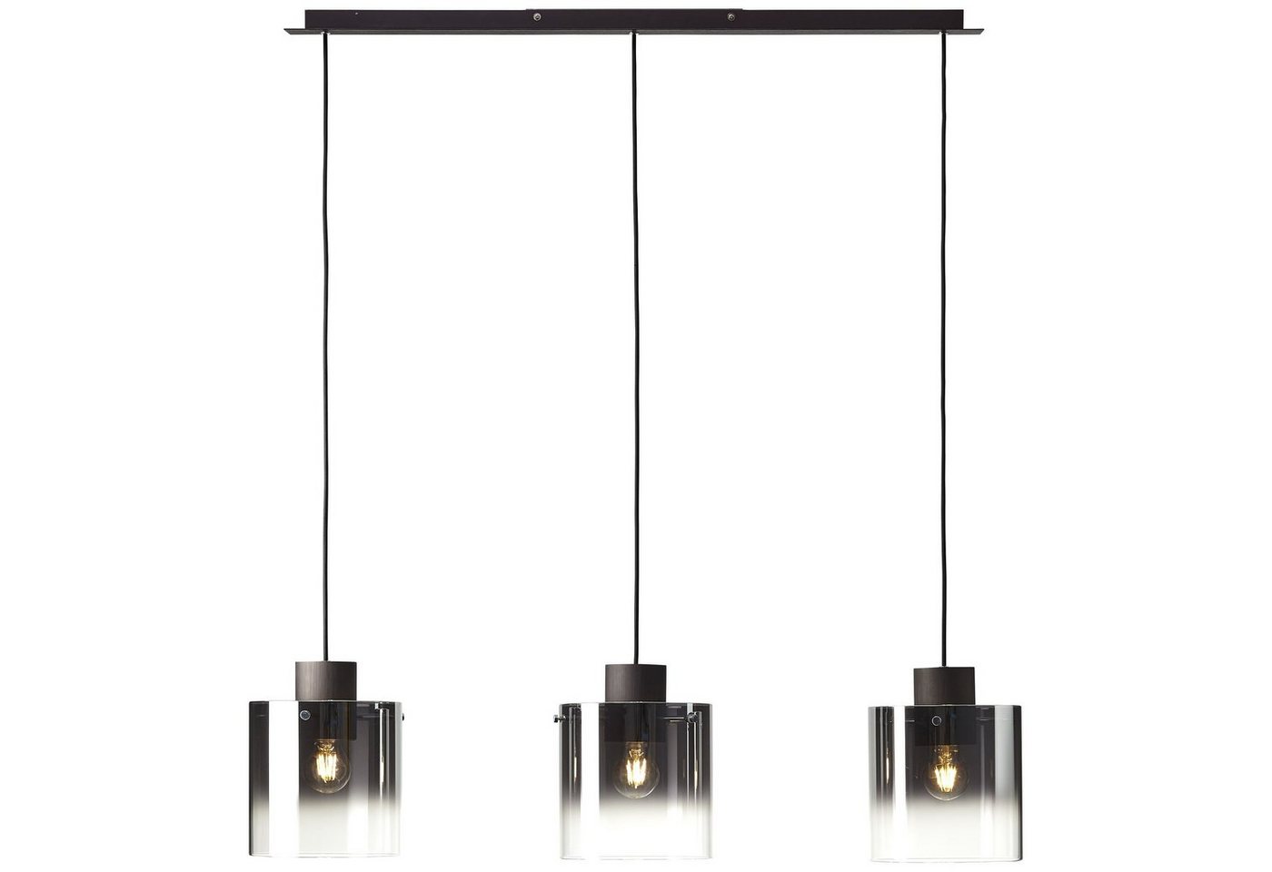 BRILLIANT Pendelleuchte »BETH«, 3-flammig, 60 W, BxHxT: 1000 x 1220 x 200 mm, IP 20 - grau Bild 2