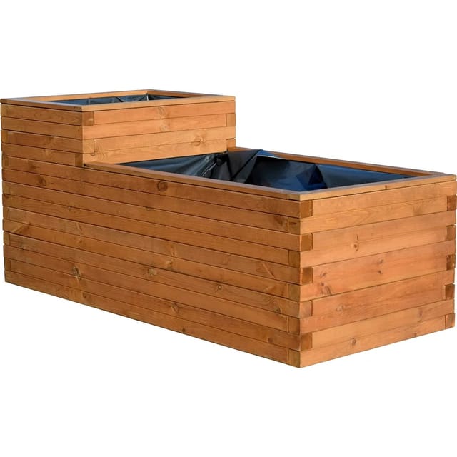 DOBAR Hochteich »Superb«, BxH: 78 x 180 cm, maximales Fassungsvermögen: ca. 450 Liter - braun