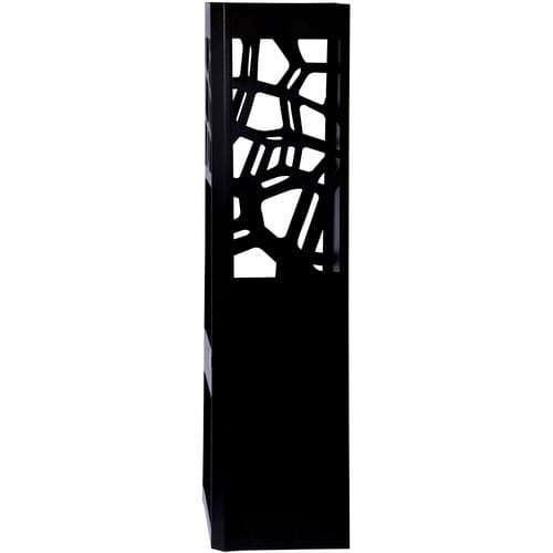 DOBAR Gartenkamin, Höhe: 124 cm, schwarz