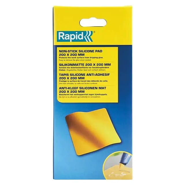 RAPID Silikonmatte, 20 x 20 cm, 85°C, Stärke: 2 mm - gelb
