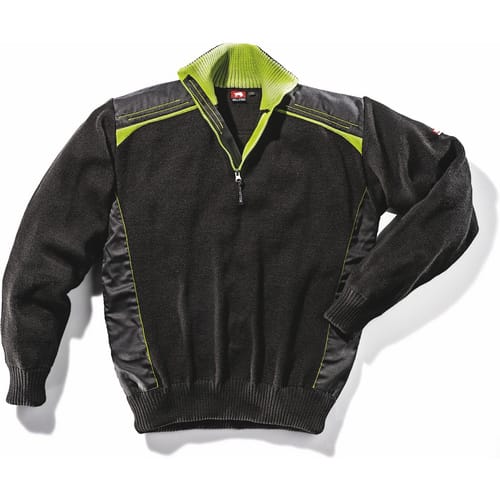 BULLSTAR Stricktroyer, schwarz/lime, Polyacryl, Gr. L
