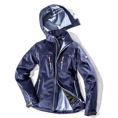 BULLSTAR Softshelljacke, marine, Elastan/Polyester, Gr. L - blau
