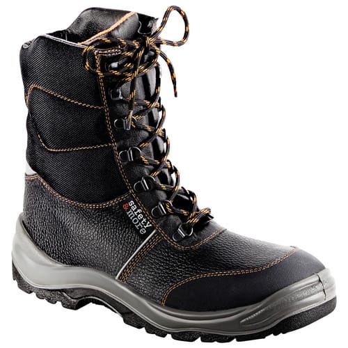 safety and more Sicherheitsstiefel, schwarz, Rindsleder - Größe 41