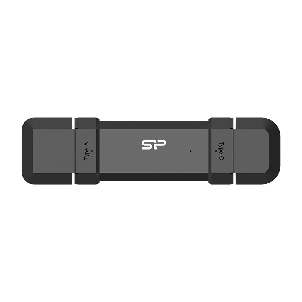 Silicon Power Ds72 Usb Flash Drive 500 Gb Usb Type-a / Usb Type-c 3.2 Gen 2 (3.1 Gen 2) Black