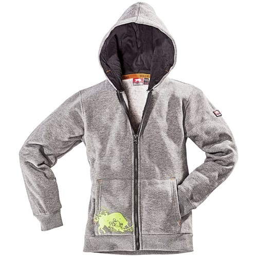 BULLSTAR Jacke, grau, Baumwolle/Polyester, Gr. 110/116