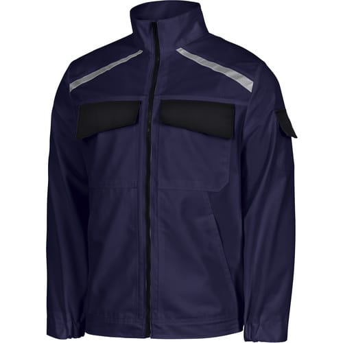 safety and more Arbeitsjacke »EXTREME«, marine/schwarz, Polyester/Baumwolle, Gr. XXXL - blau