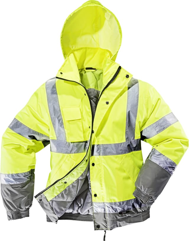 safety and more Warnschutzparka, gelb, Polyester, Gr. M