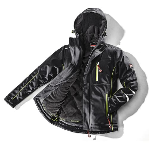 BULLSTAR Jacke, schwarz, Elastan/Polyester, Gr. 170/176