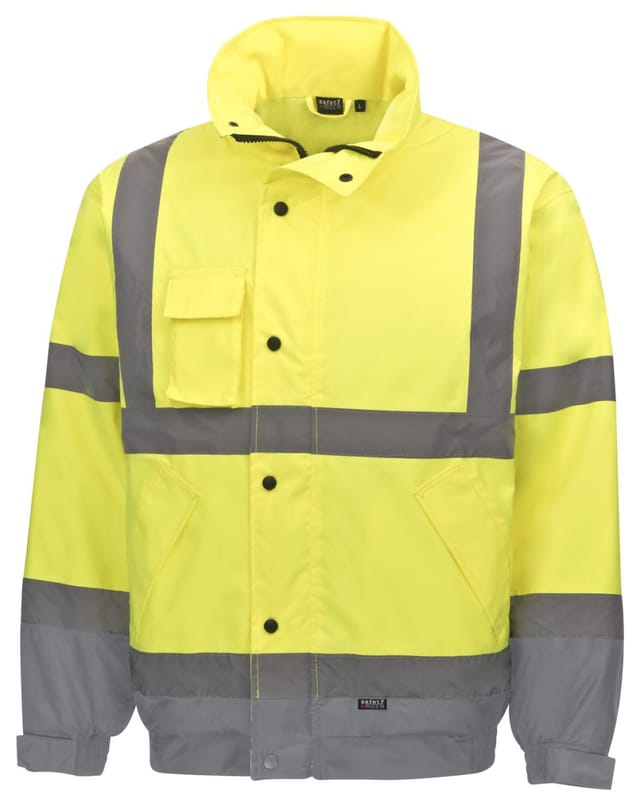 safety and more Warnschutzparka, gelb, Polyester, Gr. L